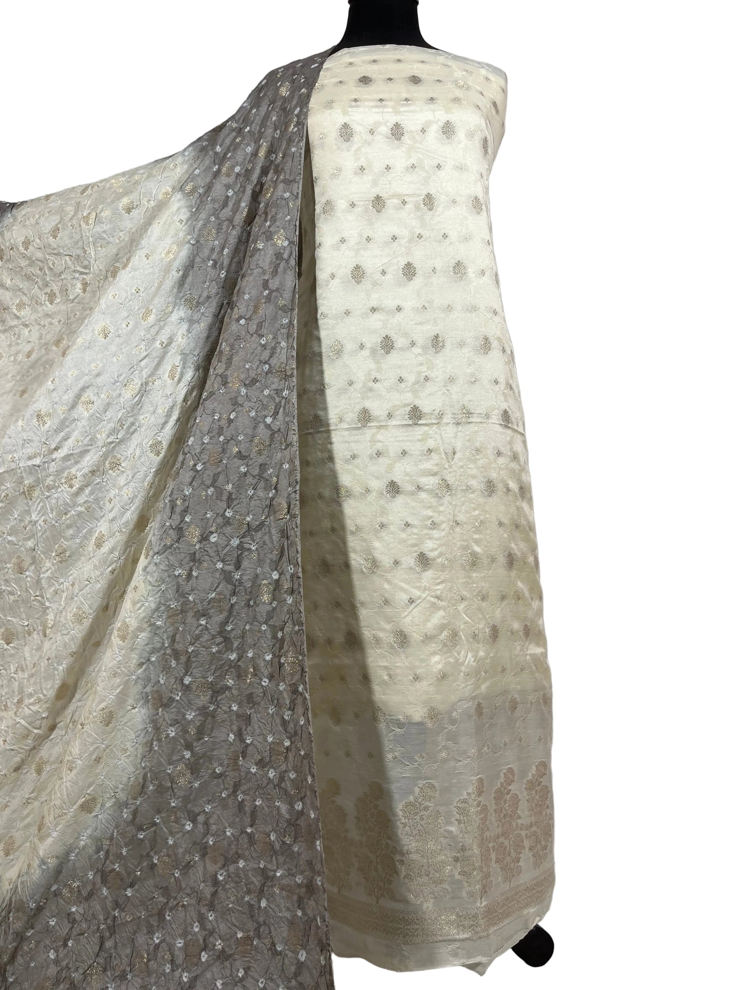 Pure Cotton Silk Suit dupatta weaving