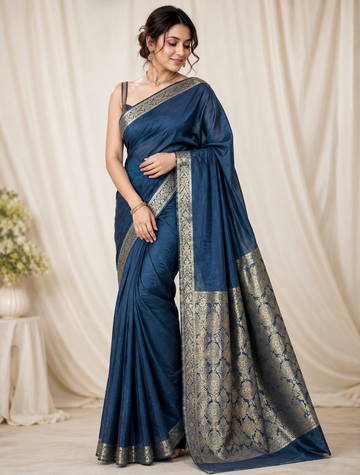 Pure Satin Silk Saree