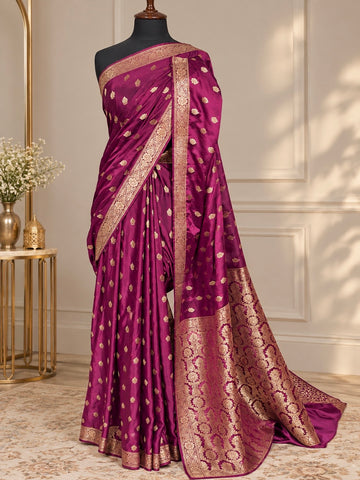 Satin Silk Banarsi Saree