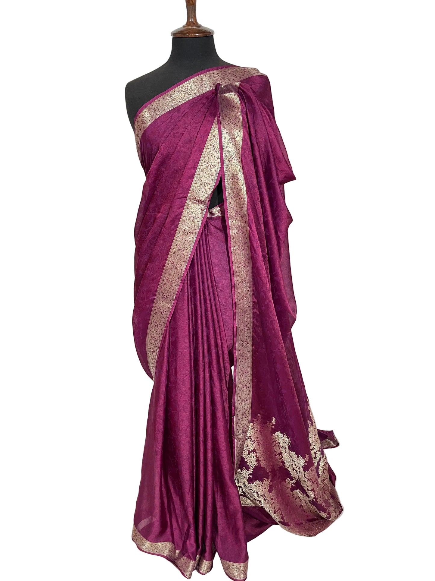 Semi Pure Chiffon Banarasi Saree