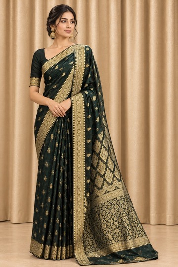 Shiffon Banarsi Silk Saree