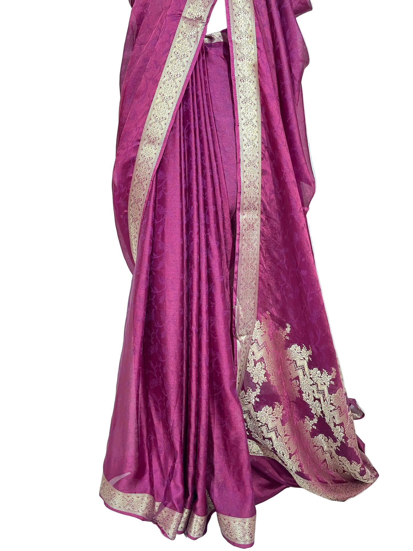 Semi Pure Chiffon Banarasi Saree