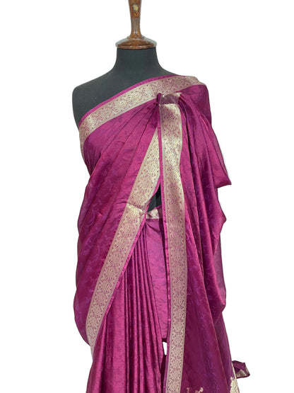 Semi Pure Chiffon Banarasi Saree