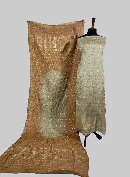 cotton silk 3 piece Chunri Weaving