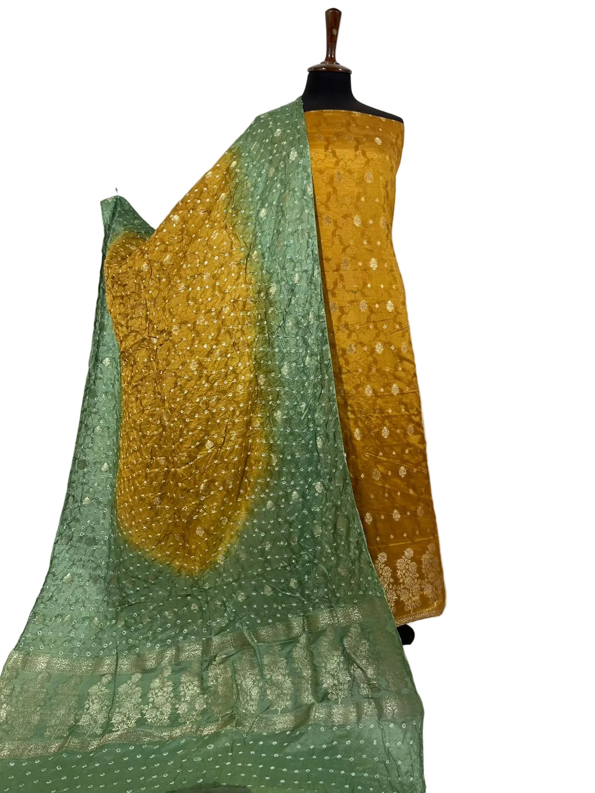 Chunri bandhani 3 piece suit